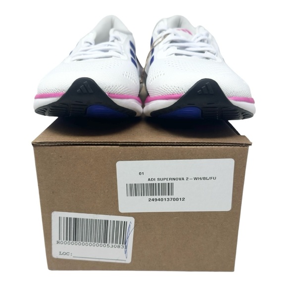 Adidas Men’s Supernova 2 HQ9939 White/Blue/Pink Size 9 - Picture 10 of 10